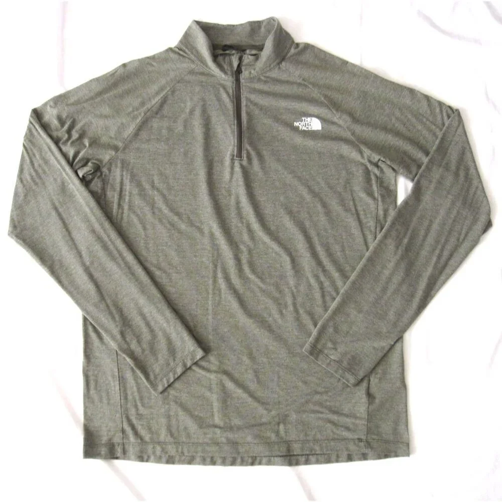 The North Face Pullover Lightweight Wander Casual Preppy 1/4 Zip Men Sz L (M25)